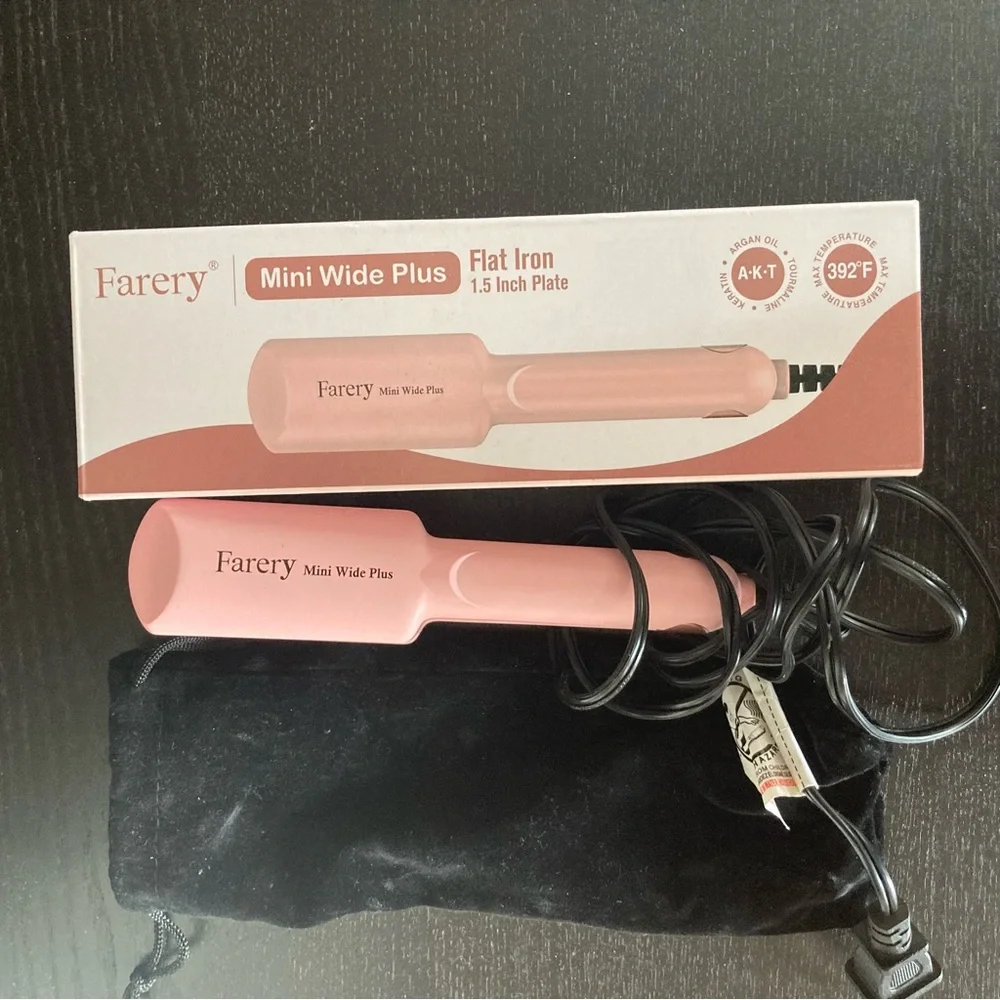 Farery Mini Wide Plus Flat Hair Flat Iron